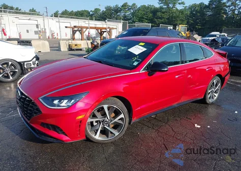 2021 Hyundai Sonata Sel Plus z USA, uszkodzony, nr VIN 5NPEJ4J29MH098805